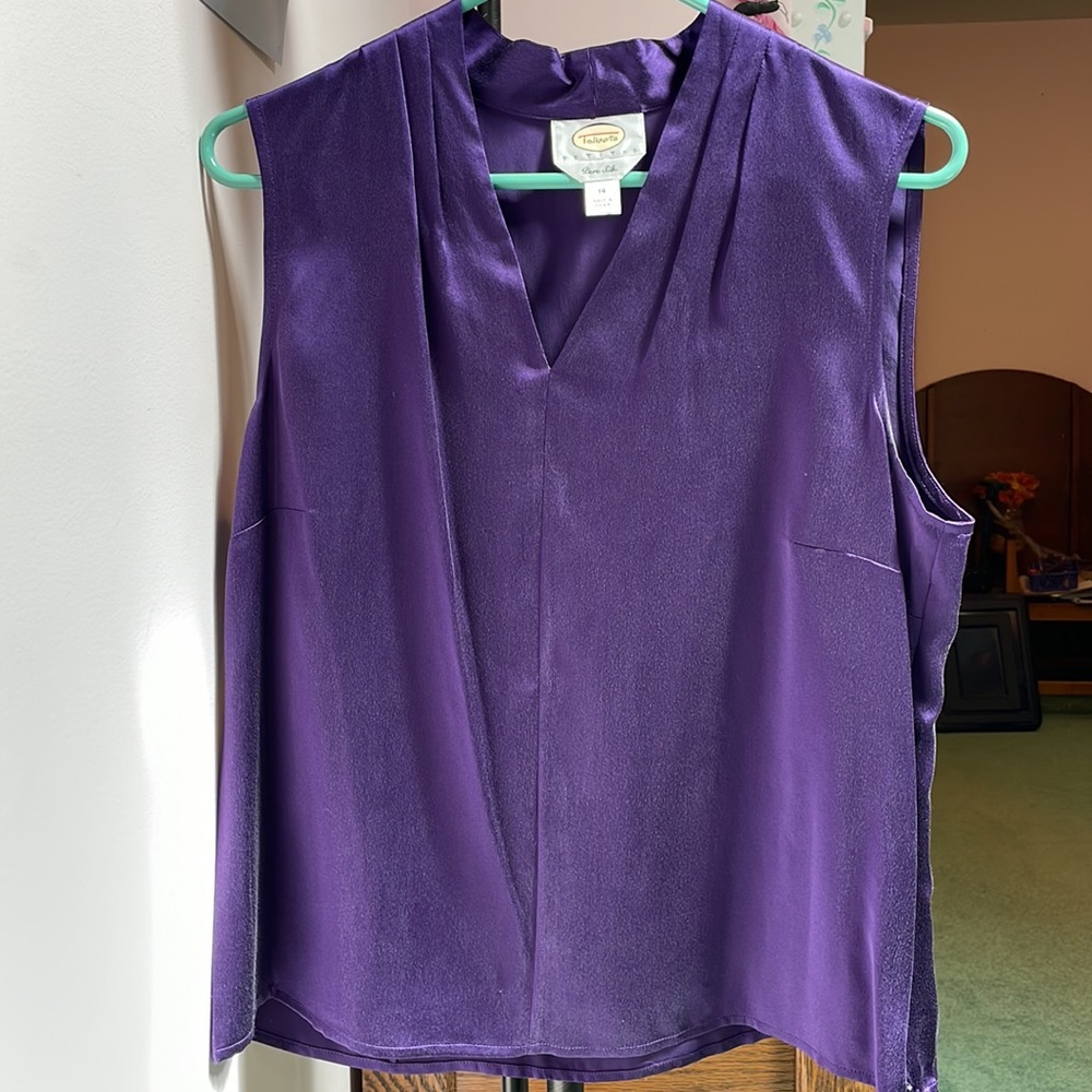 Talbots silk top